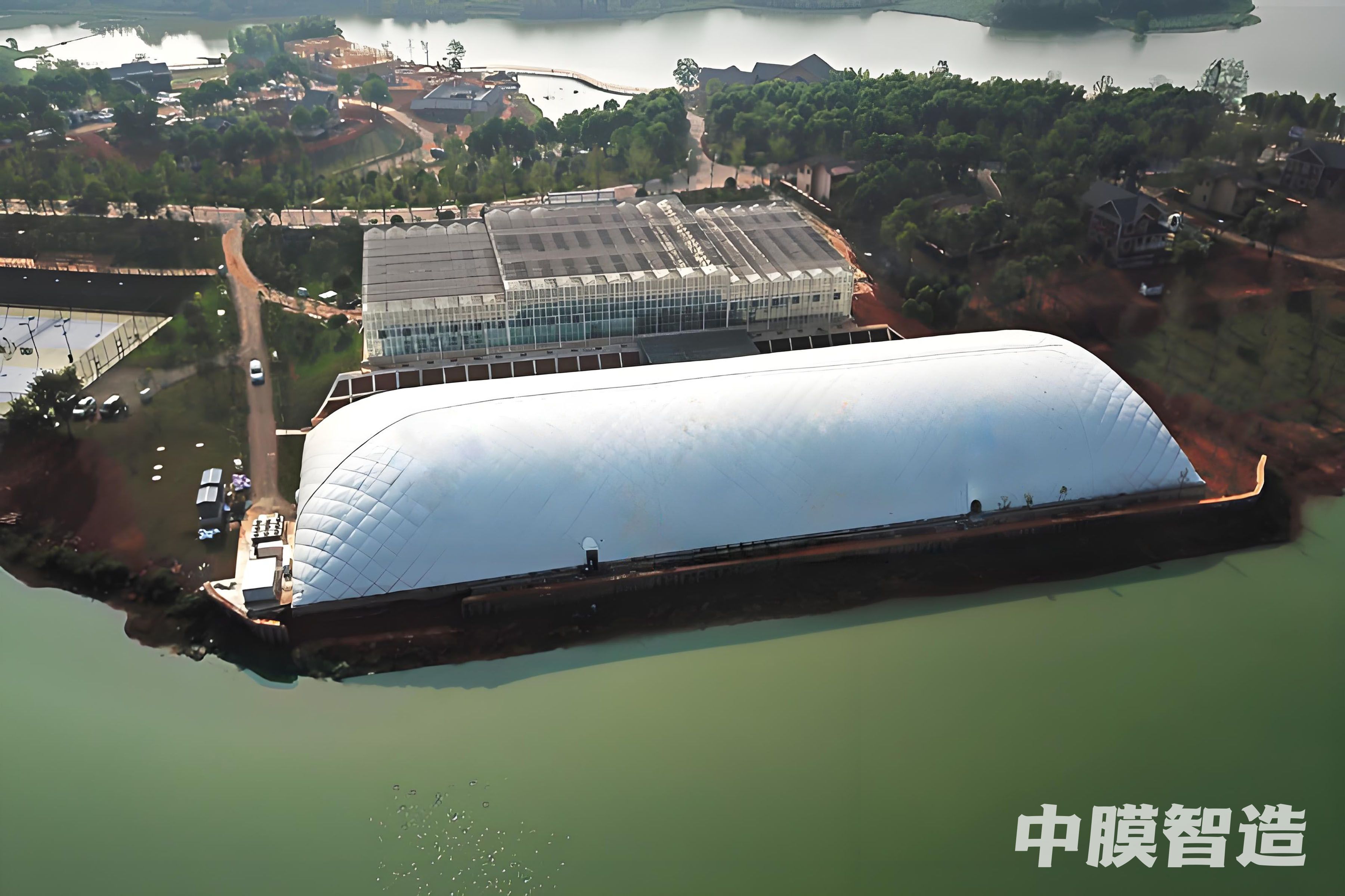 武汉嘉鱼金色年华气膜网球馆｜华中康养文旅气膜体育标杆工程档案